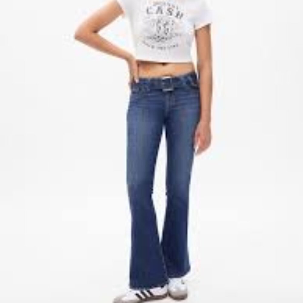 GAP Low Rise Belted Flare